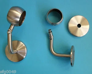 Soporte de pasamanos de acero inoxidable V2A soporte VA soporte de pasamanos consola soporte de pared articulación - Imagen 1 de 4
