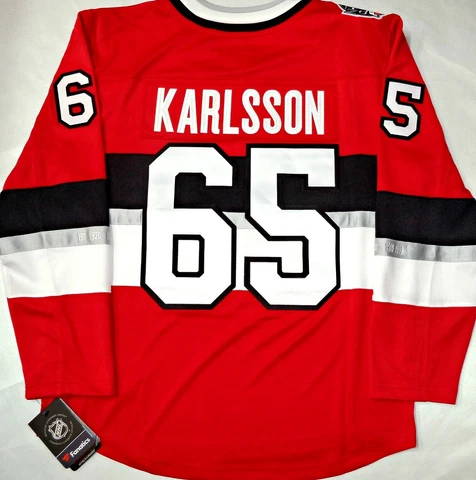 MENS-MED * ERIK KARLSSON OTTAWA SENATORS CENTENNIAL CLASSIC NHL FANATICS JERSEY Cover