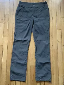 Athleta Trekkie Pantaloni da Escursione Donna 6 Grigio Nylon Spandex Pull On Joggers - Foto 1 di 10