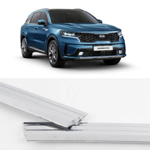 Chrome Window Sun Visor Vent 4p for 2021 2022 Kia Sorento - Picture 1 of 6