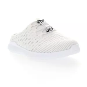 PROPET WAT031 TRAVELBOUND SLIDE WHITE STRETCH KNIT MESH PANTOLETTE 7 M - Bild 1 von 3