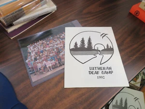 1992 Lutheran Memorial Deaf Camp 8x10 Photo Columbus Ohio JR & INT July 12-17 - Picture 1 of 3