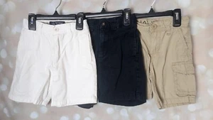 Children's Place/Nautica Boy's Youth Lot Of Three Chino Shorts Size 4 - Picture 1 of 19
