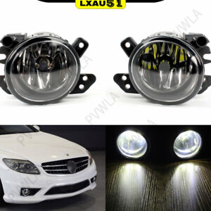 Pair Front Bumper LED Fog Light Lamps 2Pcs For Mercedes 2006-2014 GLA450 CLS550