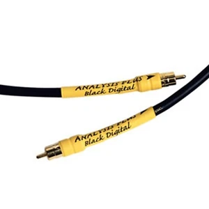 Analysis Plus Black Coaxial Digital Cable Black RCA To RCA 0.5 Meter - Picture 1 of 1