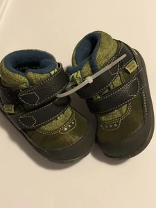 SEE KAI RUN NEW Atlas Baby Boys Size 4 US 20 EU Green Boots Shoes Waterproof - Picture 1 of 8