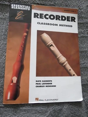 ESSENTIAL ELEMENTS RECORDER CLASSROOM METHOD - STUDENT BOOK 1 - Image 1 of 4