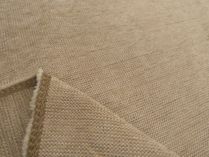 8.4 metres of LIGHT OATMEAL Chenille Weave Upholstery Cushion Fabric - Picture 1 of 5