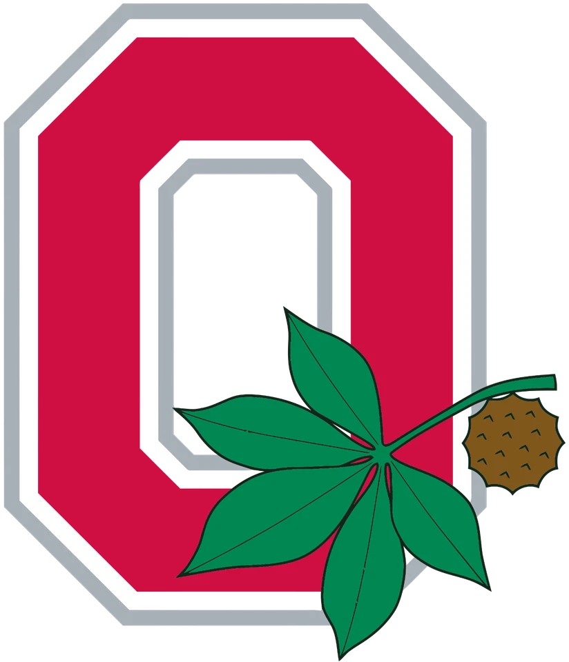 Ohio State University Buckeyes sticker logo NCAA weatherproof bumper vinyl decal - Image 1 of 1