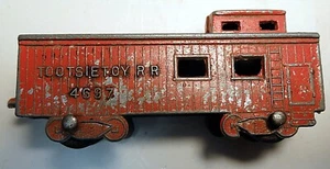 1930er Jahre Tootsietoy Eisenbahn Pressstahl Begleitwagen - Bild 1 von 8