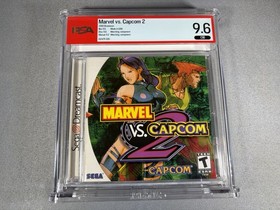 Marvel Vs Capcom 2 Sega Dreamcast Complete PSA 9.6