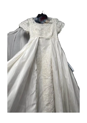 Wedding Dress White Lace Short Sleeve, Constantinople size 12 - Image 1 of 4