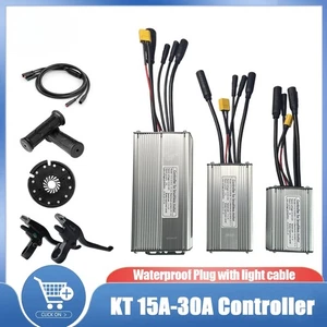 Controlador de onda sinusoidal KT impermeable bicicleta eléctrica 36V/48V 15A-30A con pantalla LCD - Imagen 1 de 49