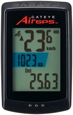 CatEye AirGPS Cycling Computer - with CDC Cadence Sensor, Black - Image 1 of 4