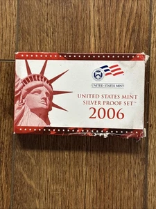 2006 U.S. Mint 10 coin 90% Silver Proof Set +box & COA / original packaging - Picture 1 of 16