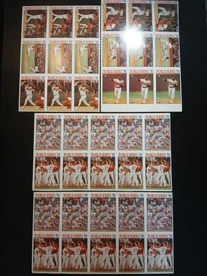 Juego completo de hojas sin cortar Fleer Update Baseball 90' Serie Mundial 1991 (4) Foto 1 de 4