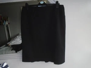 BHS Lined black pencil skirt worn size 16 - Picture 1 of 5