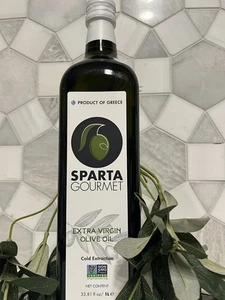 1 Litre Of Greek Extra Virgin Olive Oil From Sparta, Lakonia  Greece - Picture 1 of 2