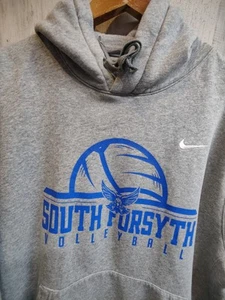 Nike South Forsyth Volleyball Hoodie Herren Large Oversized Grau Sport - Bild 1 von 7