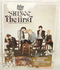 SHINee The First Taiwan Ltd CD only+44P+"Card" (w/bonus track「Stranger」) - Picture 1 of 4