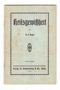 Certeza de salvación * G.F. Nagel * 1924 - Imagen 1 de 2