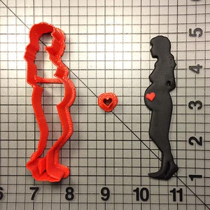 Pregnant Woman 100 Cookie Cutter Set - Picture 1 of 2