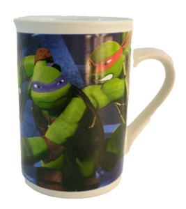 Mutant Teenage Ninja Turtles coffee mug 2014 action figures comics fighting * - Picture 1 of 7