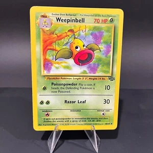 Pokemon Card Weepinbell 70HP 48/64 Non-Holo 1999 Jungle Set WOTC LP - Imagen 1 de 4