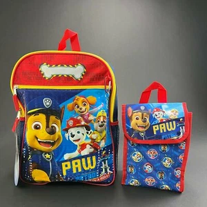 Paw Patrol 16 "Mochila para niños, colgante de goma, mosquetón y conjunto de bolsas - Imagen 1 de 6