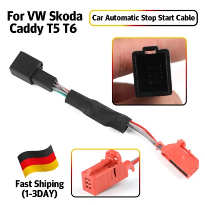 Cavo Avviamento Auto Stop Motore Eliminatore Canceller Connettore per VW Skoda Caddy T5 - Immagine 1 di 4