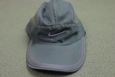 Nike Hat Cap 5 Pannel Men's Adjustable Gray Running Foto 1 de 4