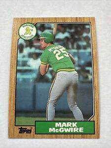 1987 Topps - #366 Mark McGwire A’s