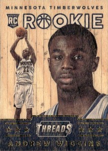 2014 Panini Threads Wood Andrew Wiggins  343  RC