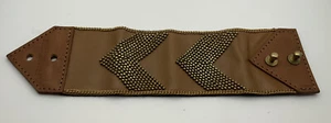 FIONA PAXTON “ TRIBAL GODDESS” ZANE BEADED LEATHER CUFF BRACELET. S68 - Bild 1 von 5