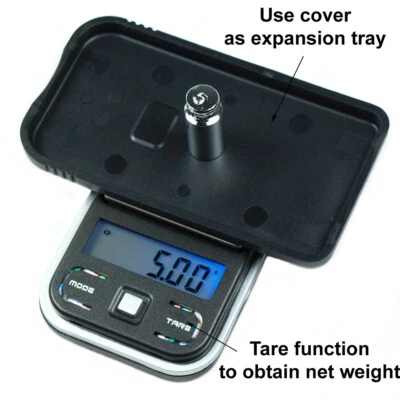 100g x 0.01g Digital Pocket Scale,  Mini High Precision Portable Jewelry Scale - Image 1 of 4