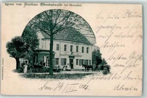 13177506 - 8709 Herrnhut Forsthaus Oberstrahwalde Pferdekutschen 1904 - Bild 1 von 2