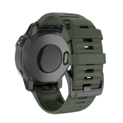 Cinturino Orologio per Garmin Fenix 6X/6 Pro 3Hr/5/5X 26Mm 22Mm Quick Fit Silicone - Immagine 1 di 4