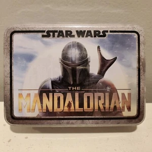 Star Wars The Mandalorian Playing Card Deck in Collectors Tin Mandalorian - Picture 1 of 5