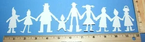 4 LRG. Adornos troquelados de papel cartucho CAROLERS BORDER - Imagen 1 de 1