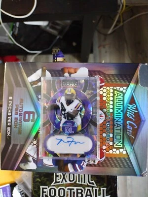 2022 Wild Card Auto Mania Neil Farrell Jr. rookie auto American Flag#2/5 Chiefs - Image 1 of 3