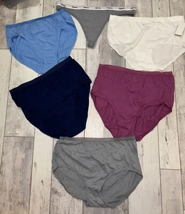 Fruit of the Loom/Hanes/Vanity Fair Underwear Briefs Panties size 8/XL - 7 Pairs - Picture 1 of 22
