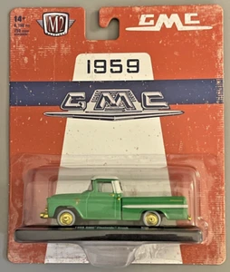 M2 MACHINES Target Exclusive Green 1959 GMC FLEETSIDE TRUCK R124 GOLD CHASE - Picture 1 of 14
