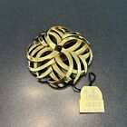 New With Tag Crown Trifari Vintage GoldPlate statement Brooch 45373 Open Rare ZF
