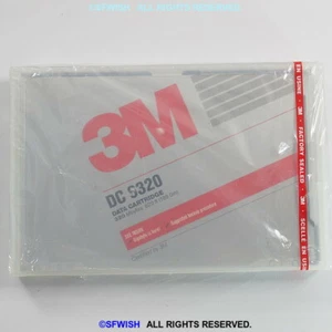 NEW 3M DC 6320/DC6320 320 MB Data Cartridge *SEALED!* - Foto 1 di 1