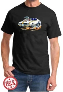 1969 Hurst Olds 442 Cutlass Full Color Cartoon Tshirt NEW FREE SHIPPING - Picture 1 of 11