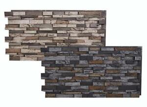 New Everest Elegance Faux Stone Natural Wall Panels Featuring Deep Stacked Slate