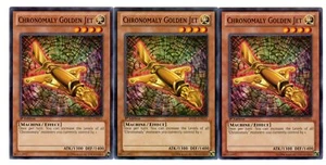 Yugioh- 3X Chronomaly Golden Jet - Common - 1st Edition - REDU-EN011 - Near Mint - Picture 1 of 1