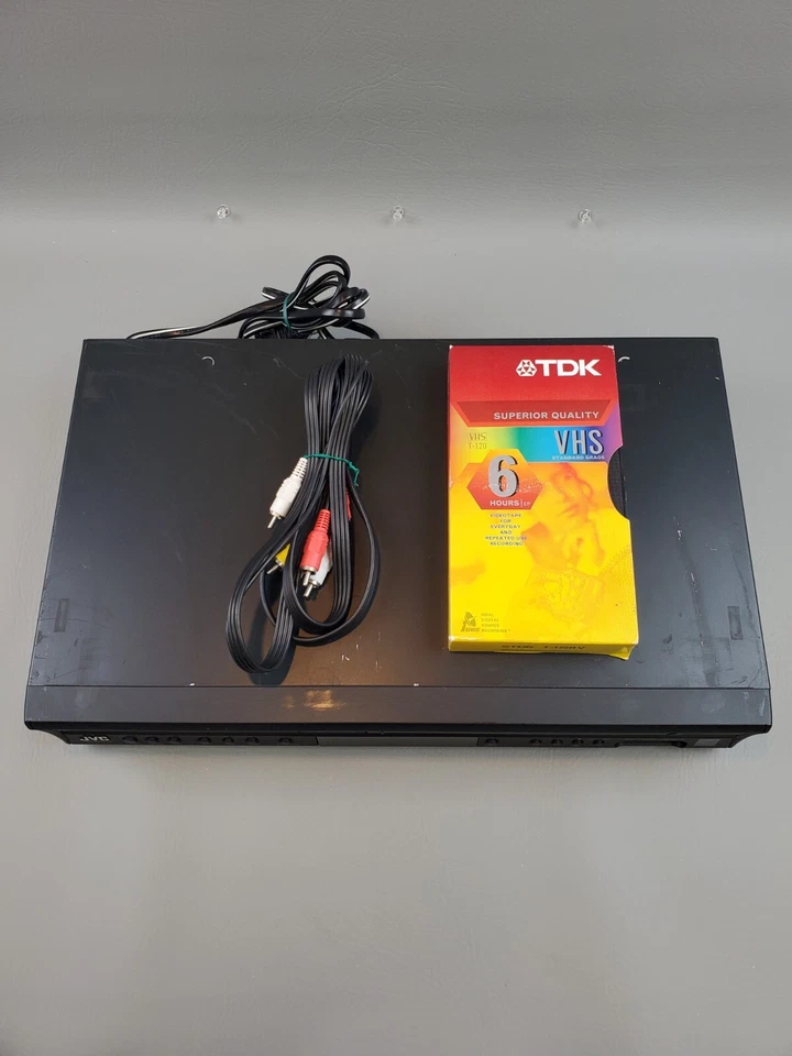 JVC VHS DVD Combo Player HiFi No Remote TESTED WORKING HR-VRC18 - Image 1 of 4
