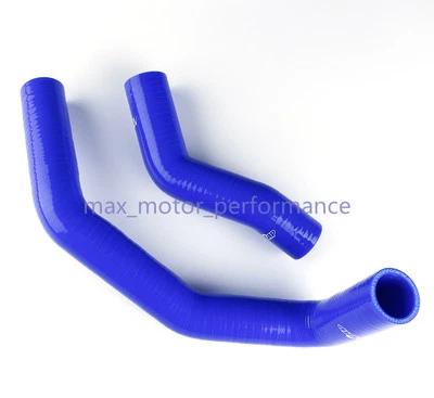 Silicone Radiator Hoses For MAZDA RX7 RX-7 1986-1991  FC 13B S4 S5 Sturdy Blue - Image 1 of 4