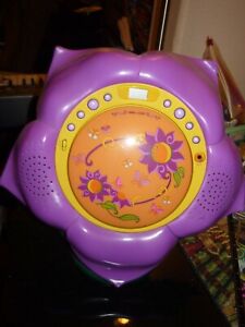 Household home decor girls kids Disney Tinkerbell flower shaped radio/Cd player